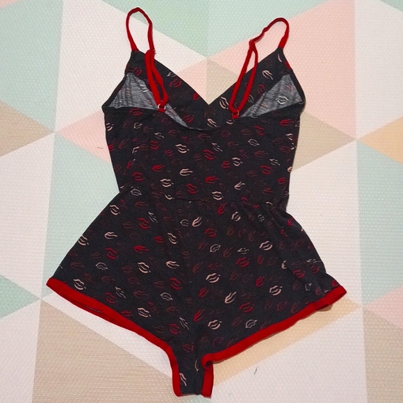 COSABELLA Lip Prints Romper Size M - Picture 5 of 6